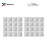 Magnetbausteine Clear Basisplatten - 2 Teile