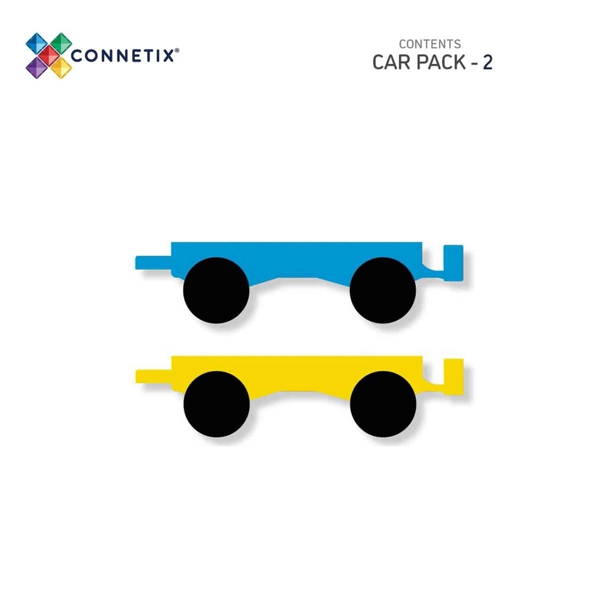 Magnetbausteine Rainbow Car Pack 2 Teile