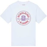 T-Shirt Schulkind Lavendel 116/128 (GOTS)