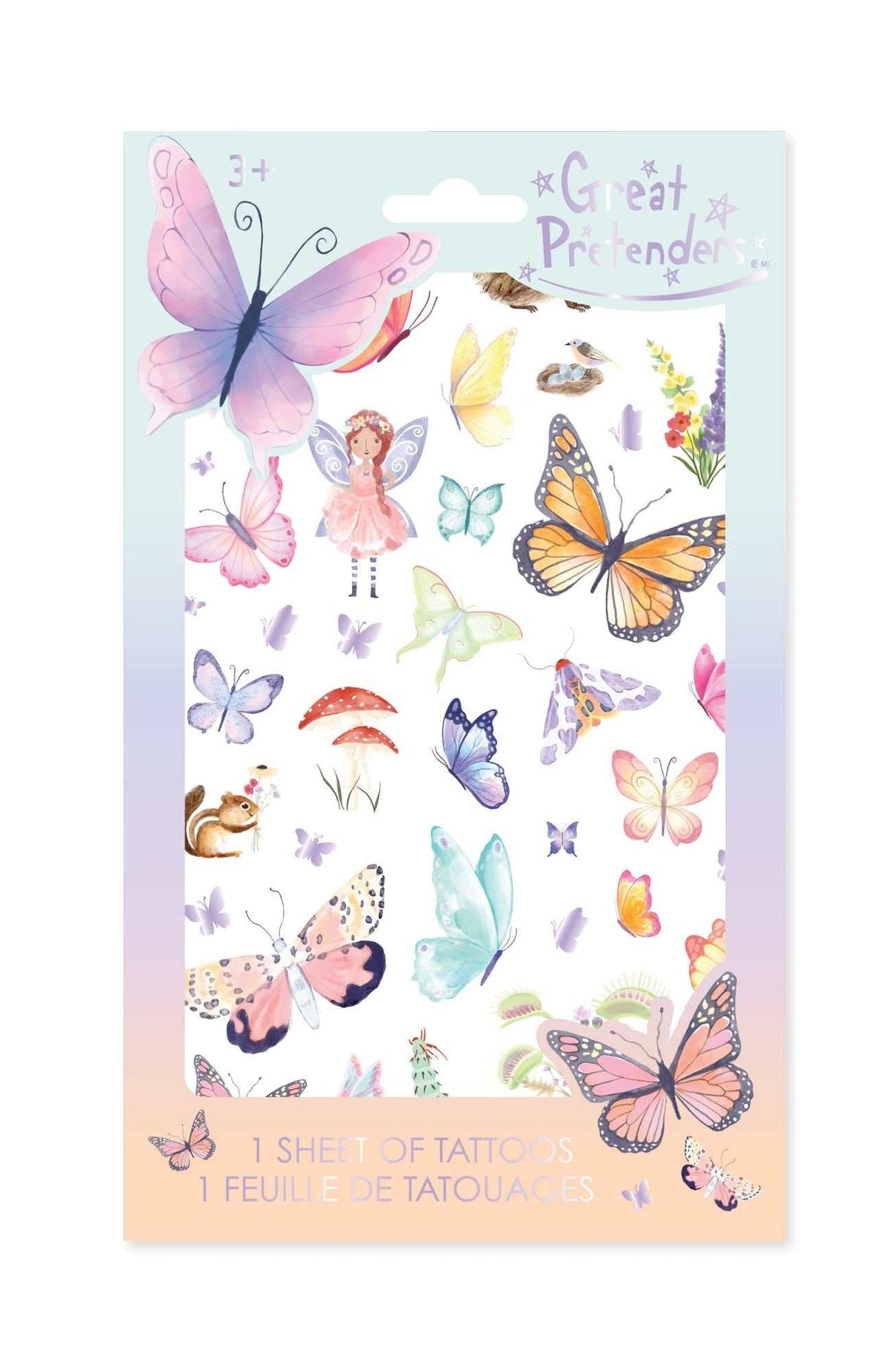 Schmetterling Tattoos (18 Stück)
