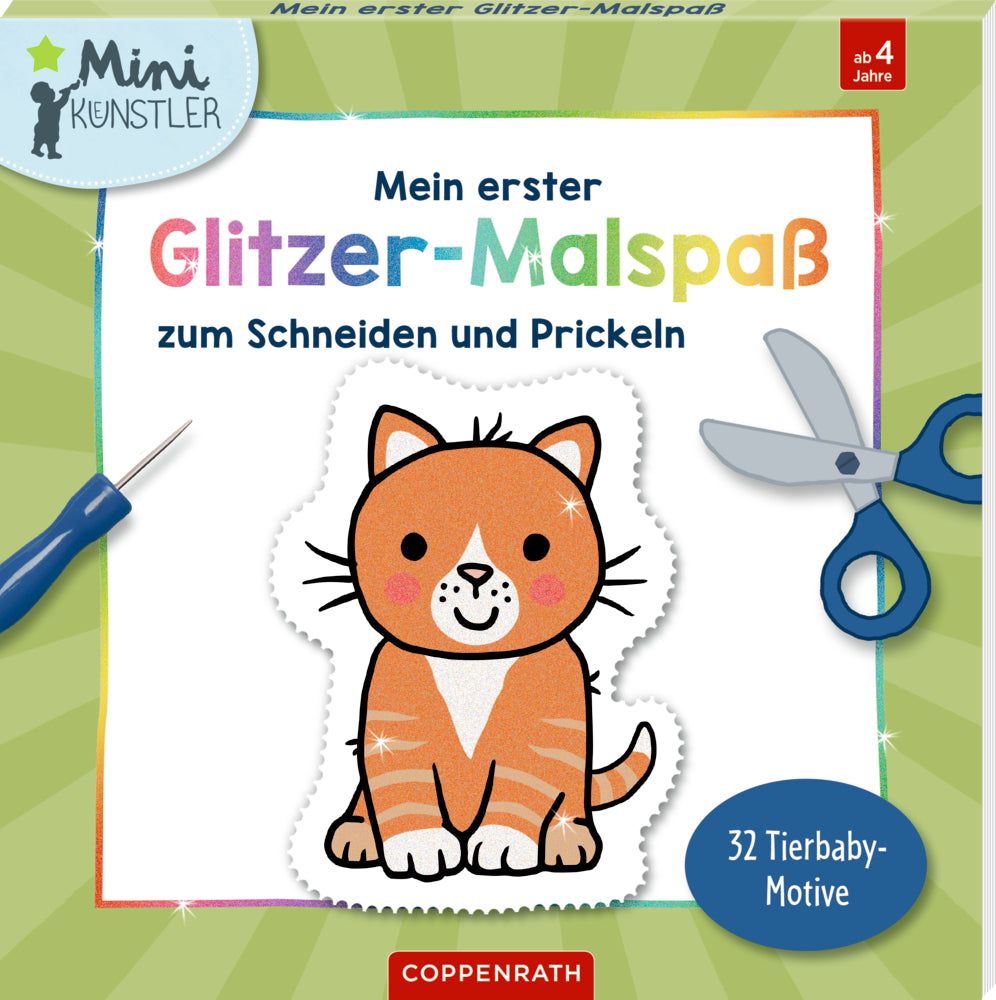 Mein 1. Glitzer-Malspaß - Tierbabys