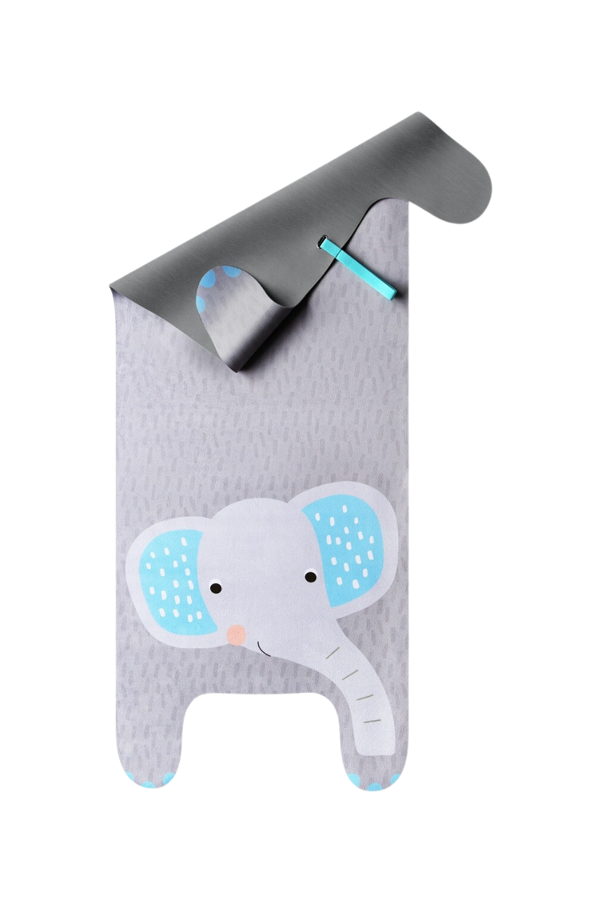 Kinder Yogamatte - Eddy der Elefant
