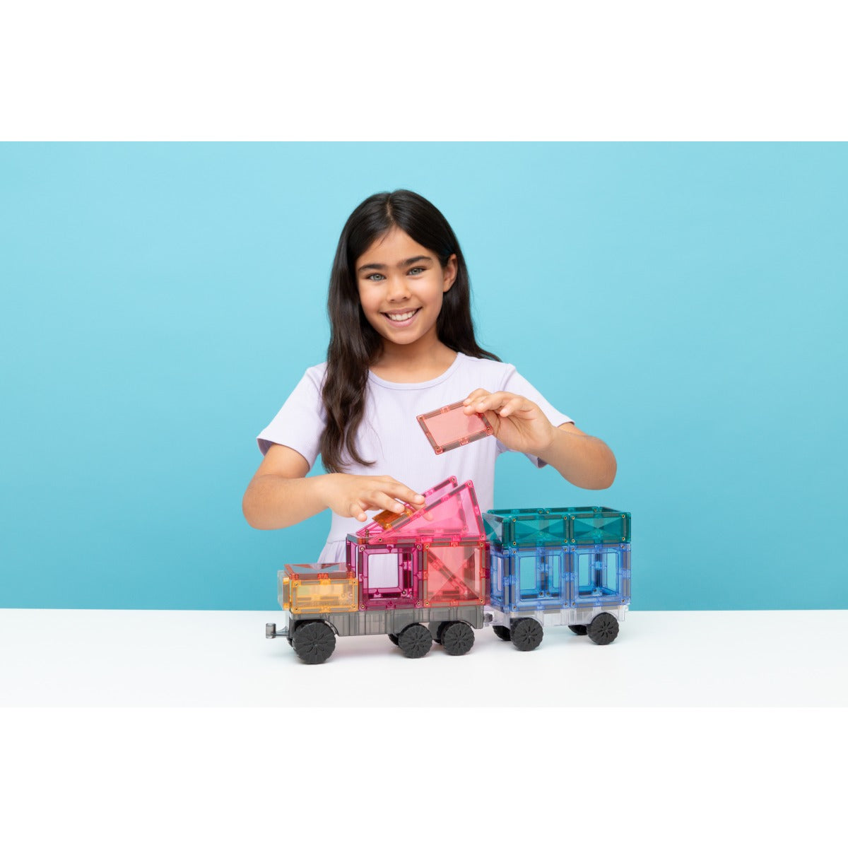 Magnetbausteine Pastel Transport Pack 50 Teile