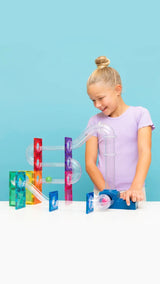 Magnetbausteine Ball Run Launcher Pack 47tlg.