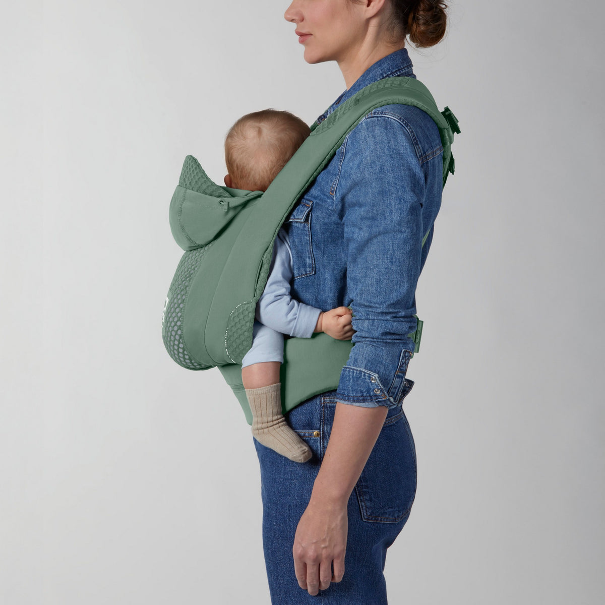COYA Babytrage Leaf Green | dark green