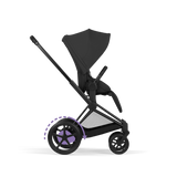 ePRIAM Comfort Matt Black incl. Babywanne, Sitzeinheit, Sitzbezug Sepia Black