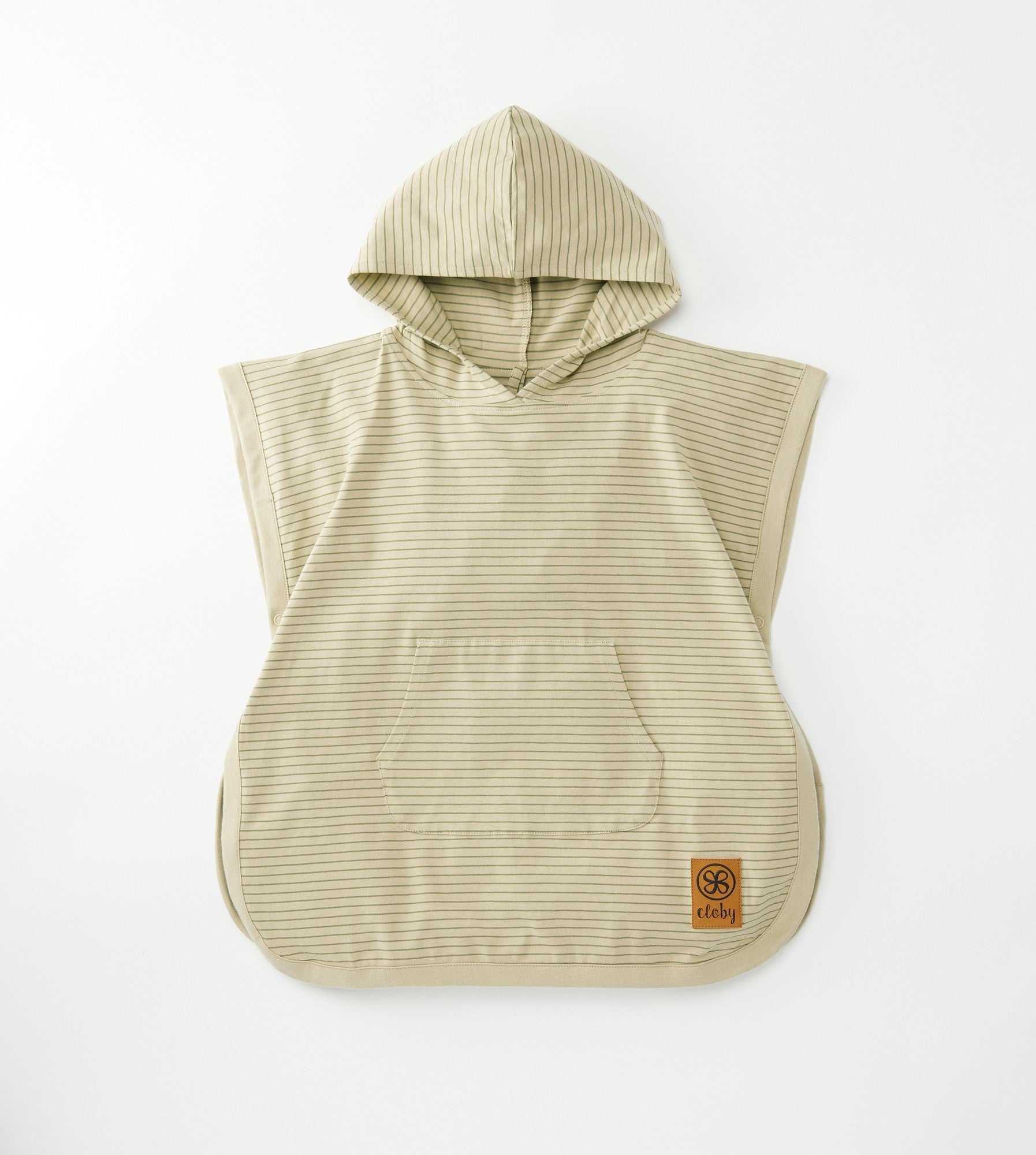 UV- Poncho Sandy Beach/ Olive 3-5 Jahre