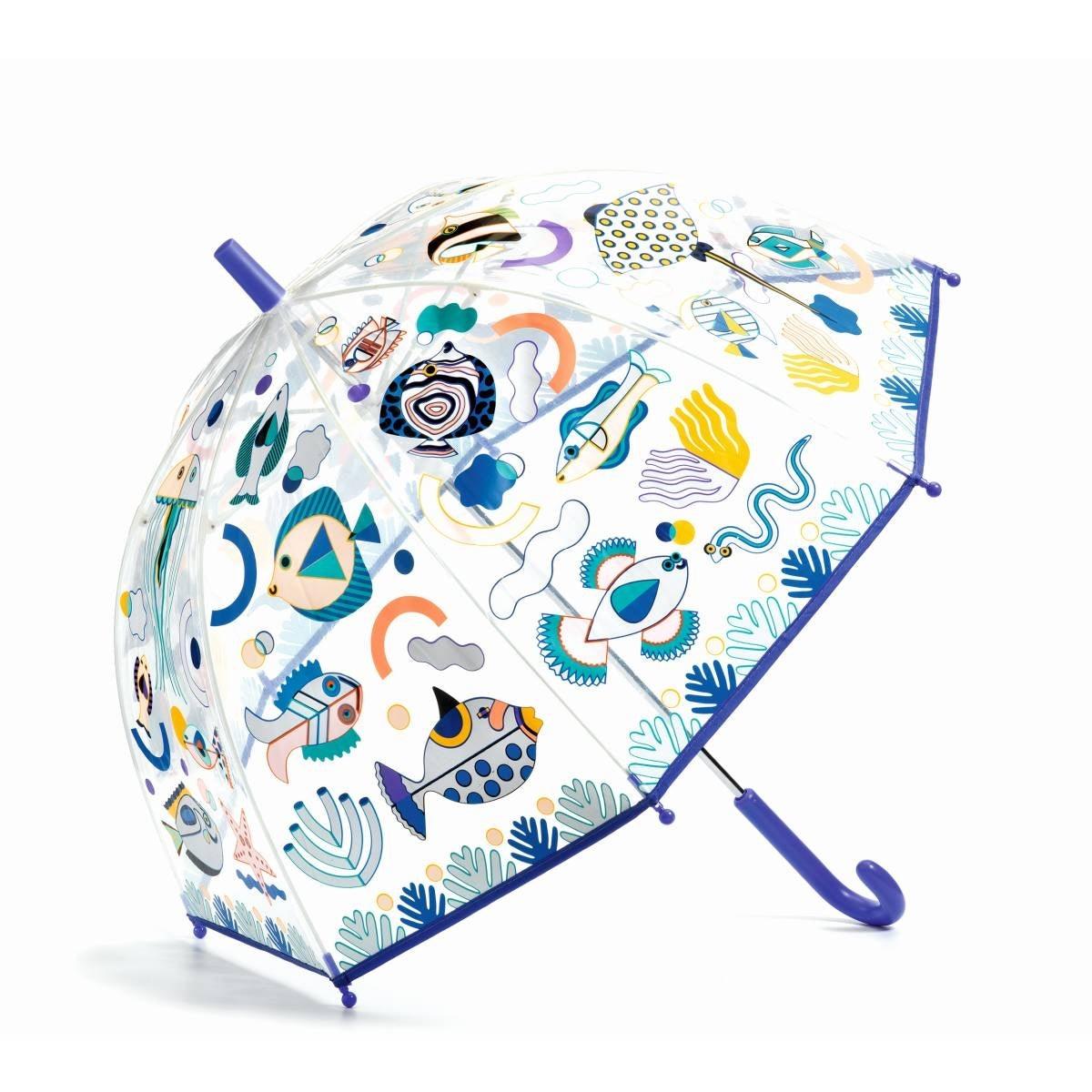 Magischer Regenschirm Fische