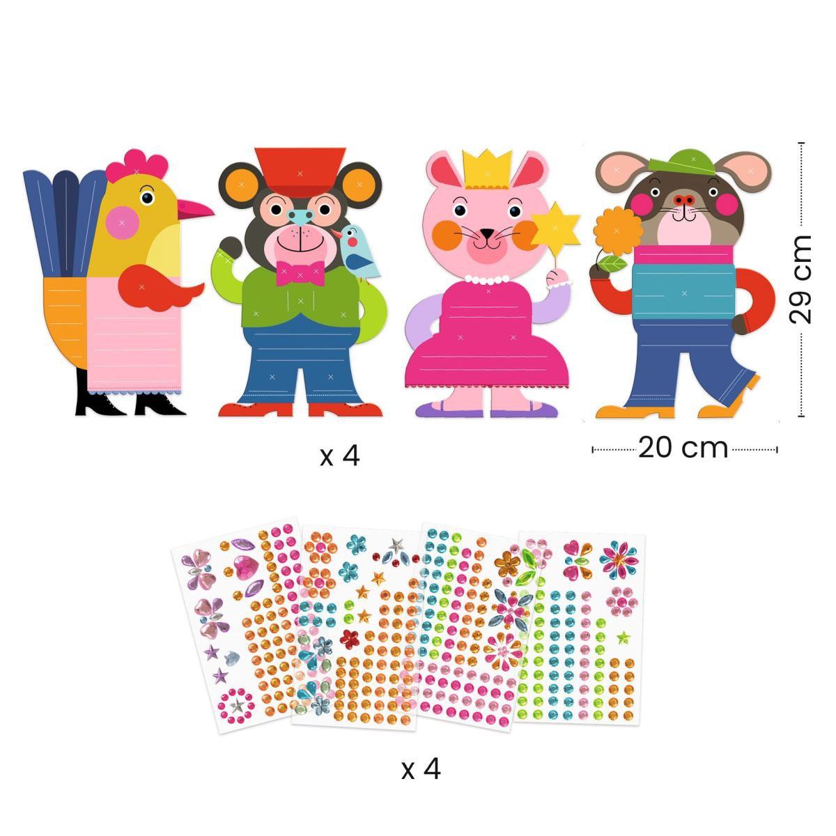 Sticker 3-6: Glitzer