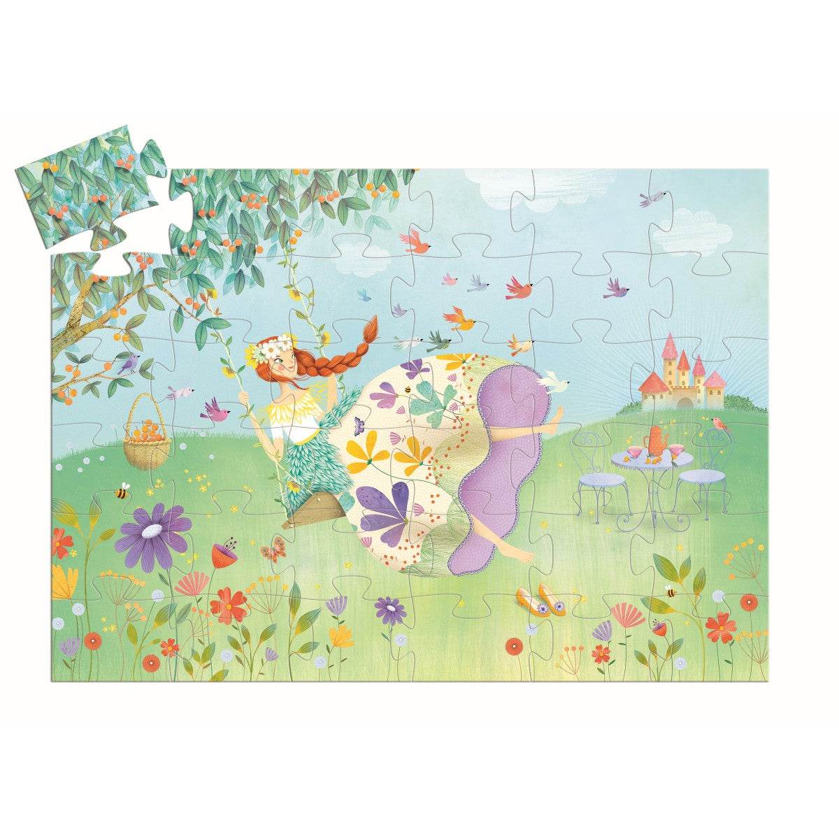 Formen Puzzle: Prinzessin des Frühlings
