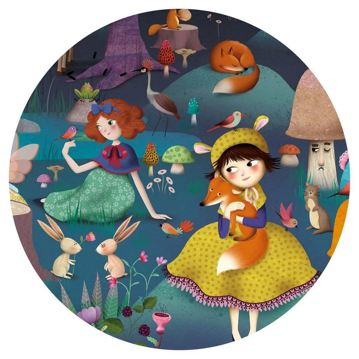Wimmelpuzzle: Der verwunschene Wald