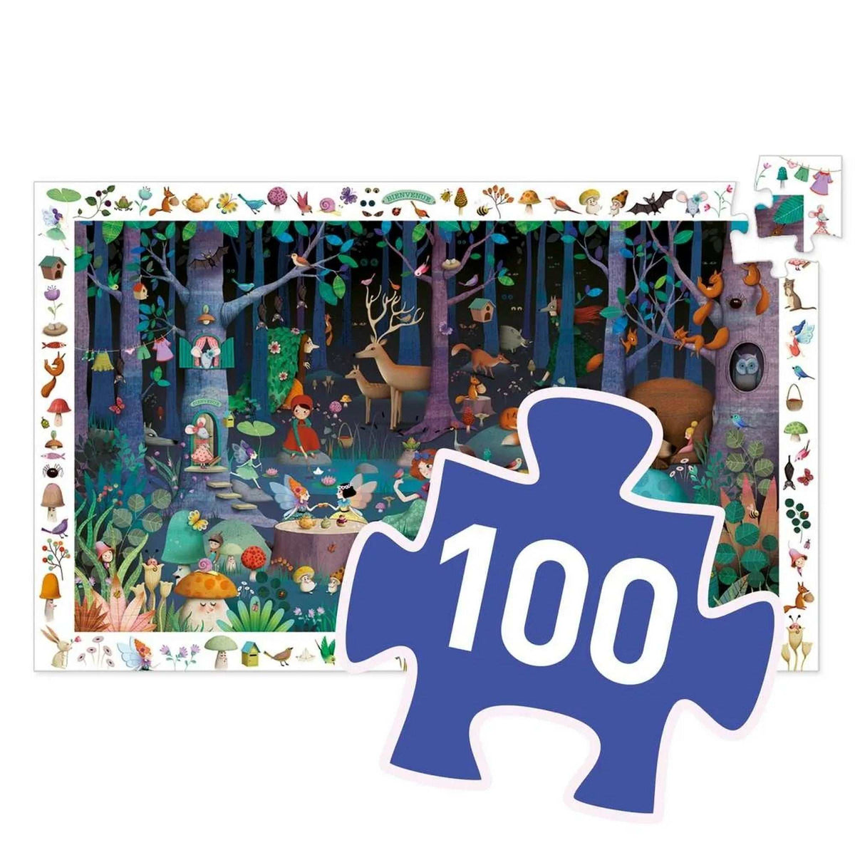 Wimmelpuzzle: Der verwunschene Wald
