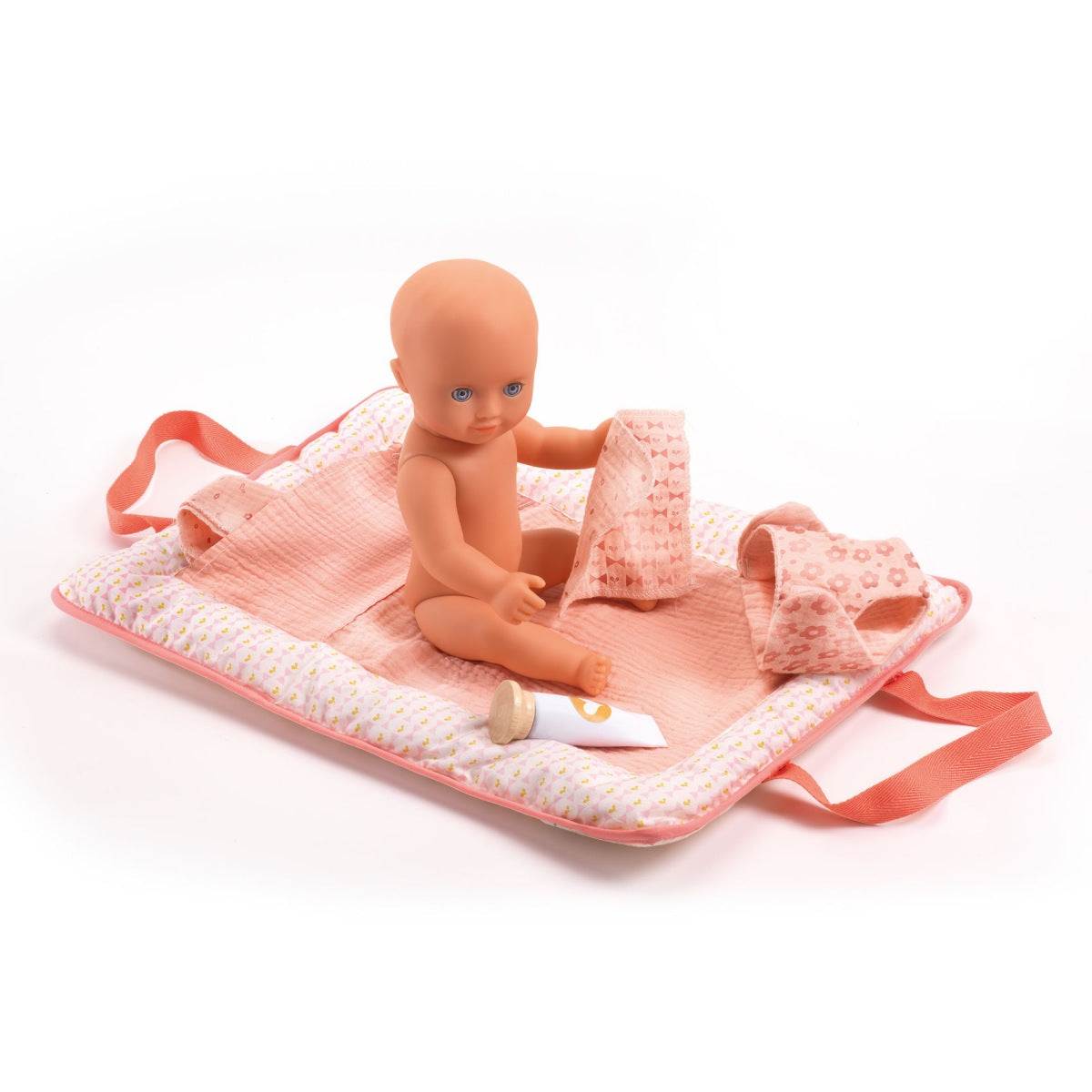 Puppen Wickeltasche Pink Peak
