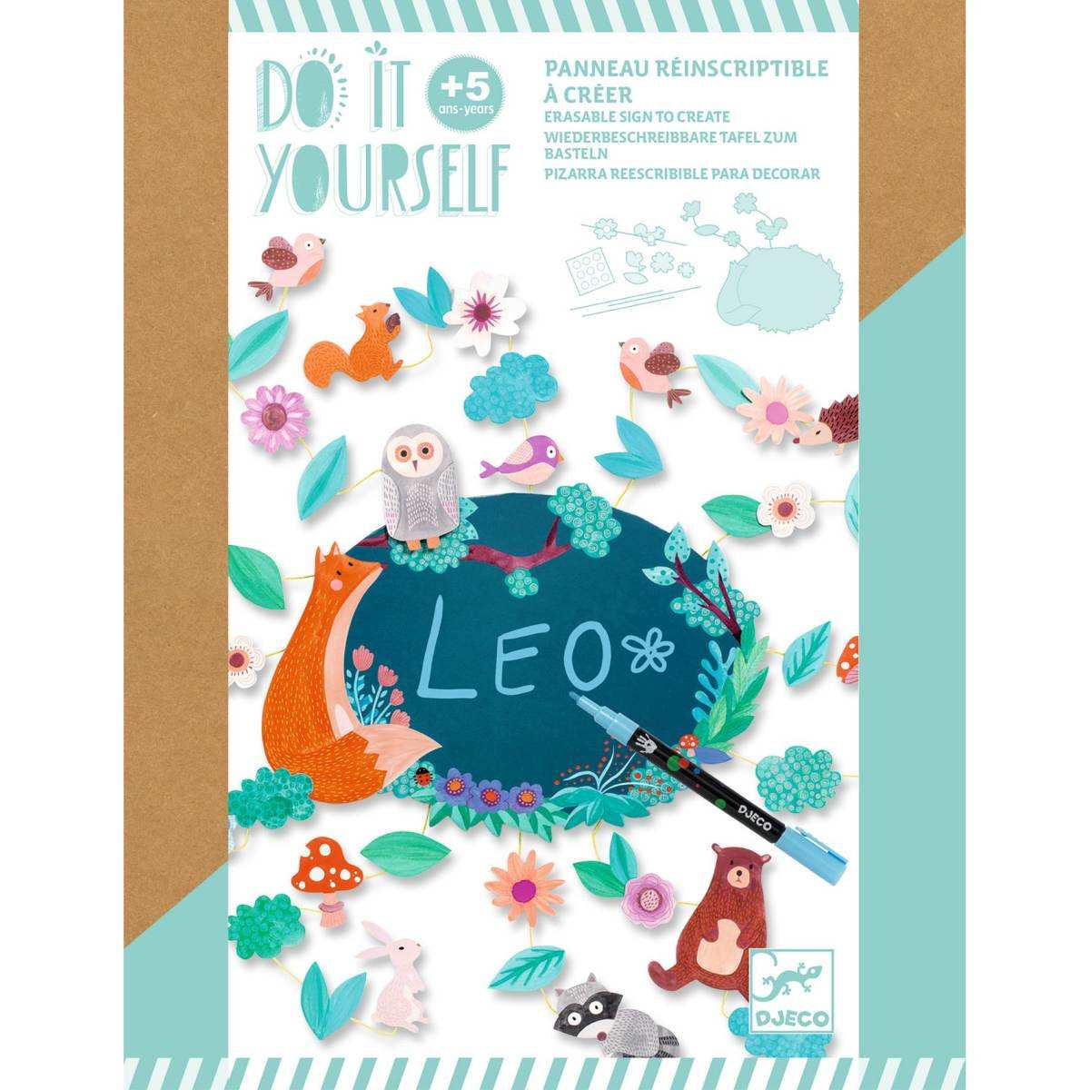Do it yourself: Türschild Wald