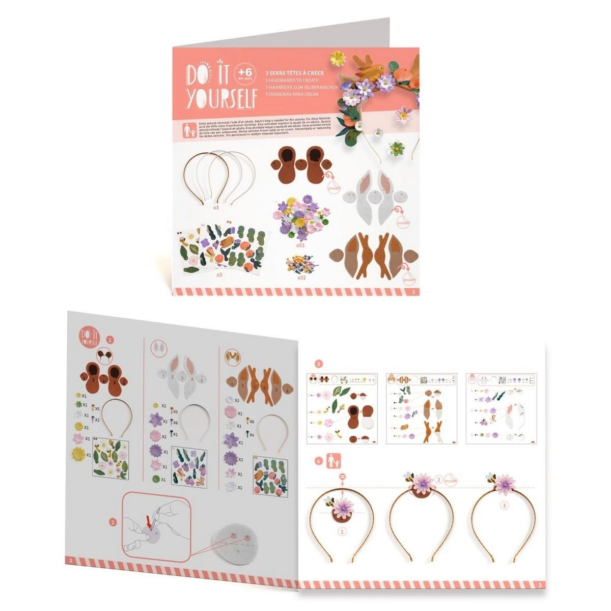 DIY: Haarreif Flower Friends