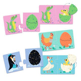 Lernspiele: Puzzle duo: Eier