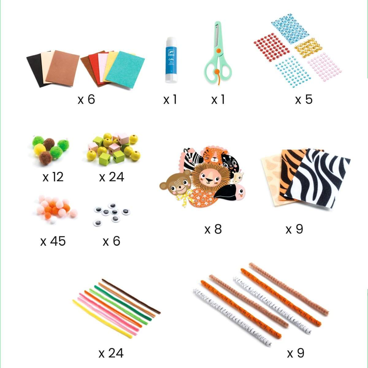 Kreativbox Dschungeltiere