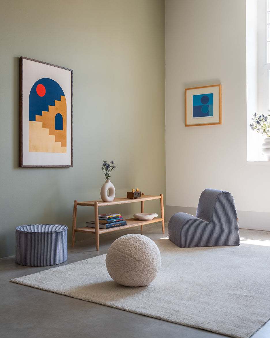 Cloud Chair/ Blueberry Blue