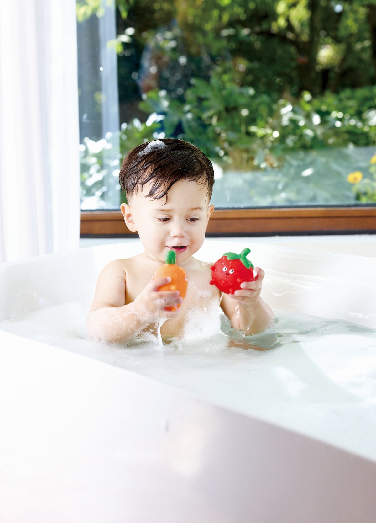 Badespielzeug Gemüsefreunde