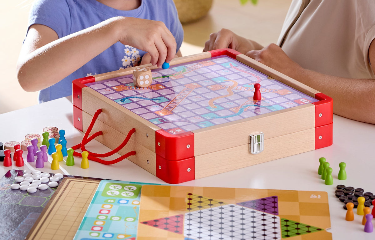22-in-1 Spielesammlung aus Holz