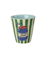 Becher Set/ ABC Print blau 160ml