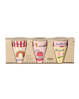Becher Set/ ABC Print rosa 160ml