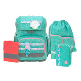 Schulranzen Set 6-teilig Light/ Seashell Türkis