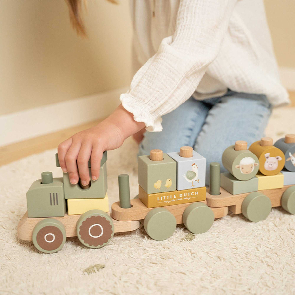 Eisenbahn mit Steckformen/ Little Farm