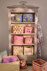 Raffia Korb/ Love