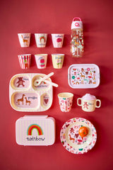 Becher Set/ ABC Print rosa 160ml