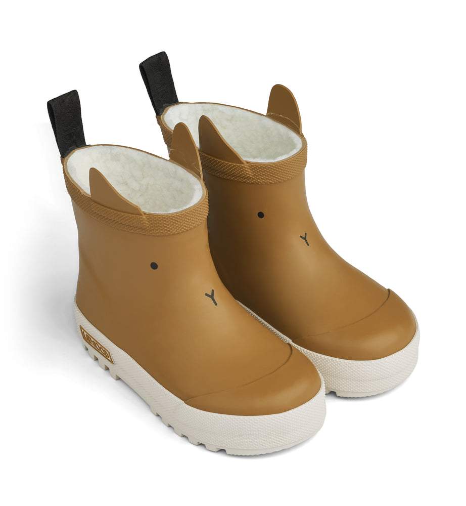 Gefütterte Gummistiefel Jesse/ golden caramel