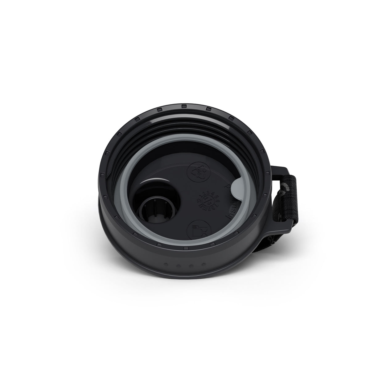 XL Trinkflasche Black