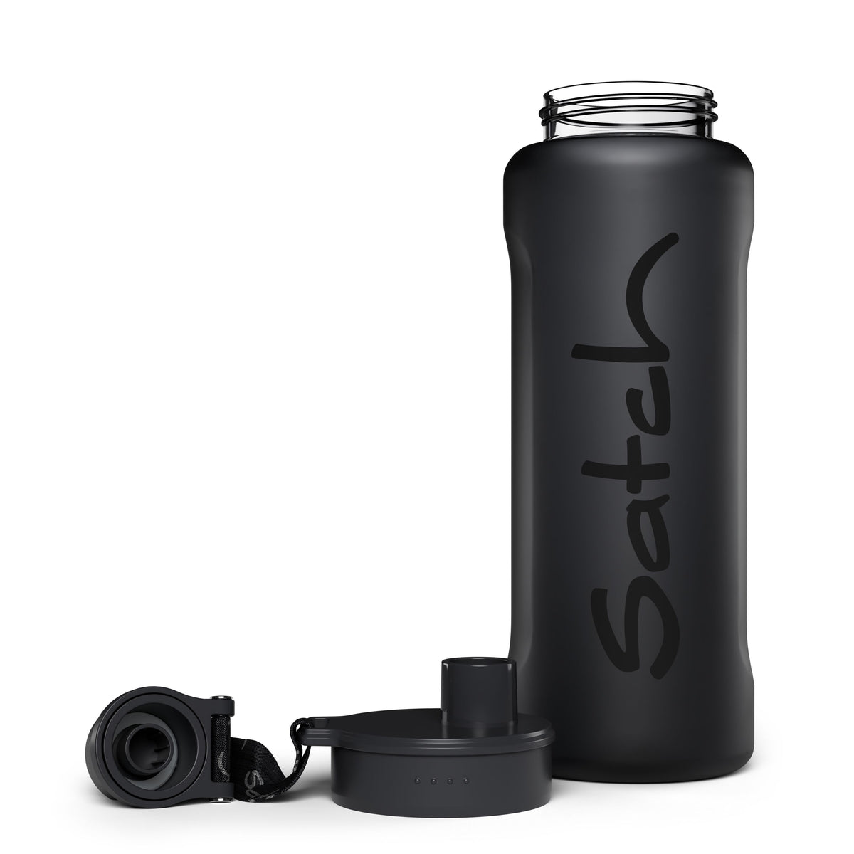 XL Trinkflasche Black