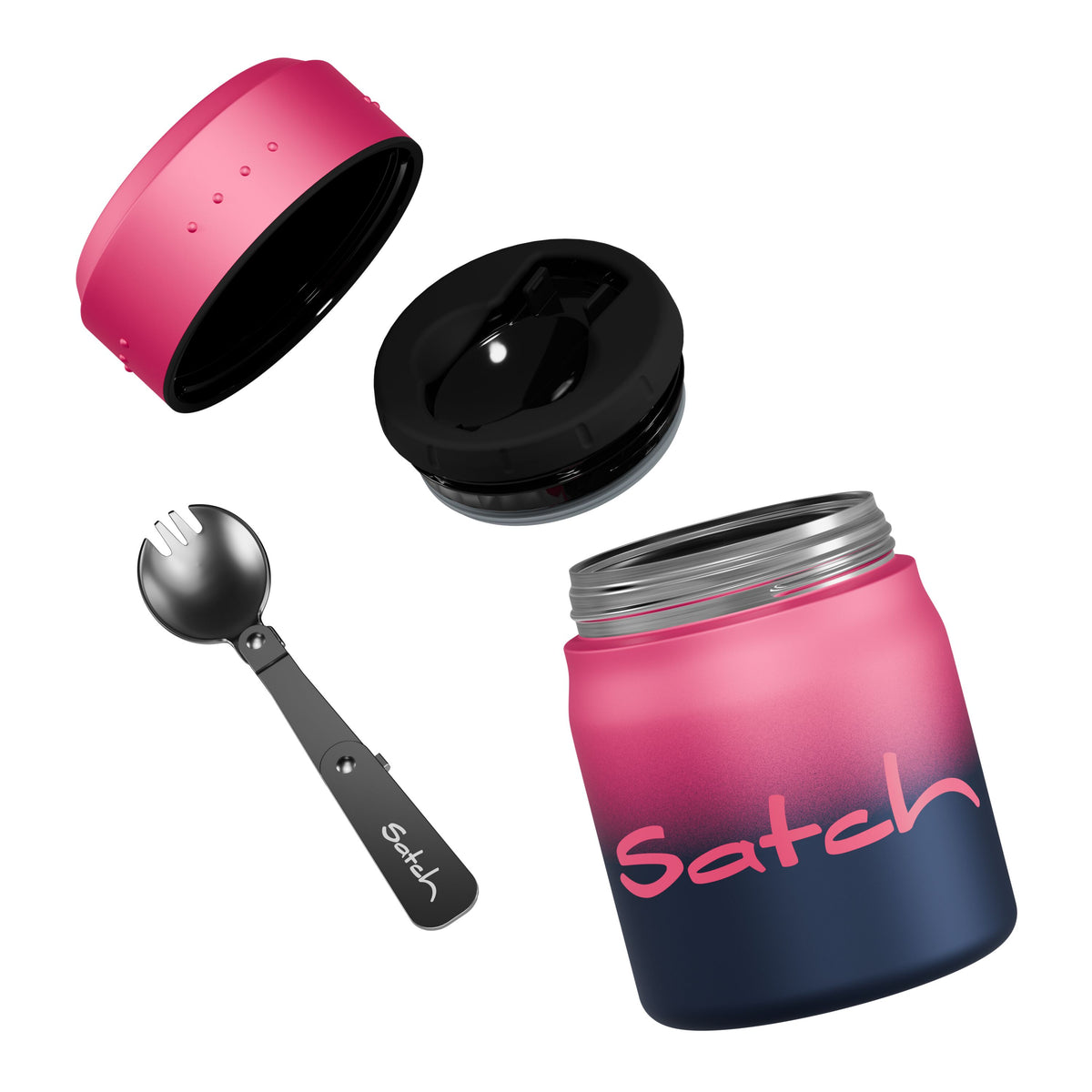 Thermo Lunchbox - Pink Graffiti