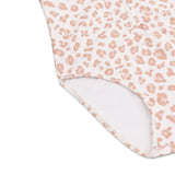 UV- Badeanzug/ Beige Leopard 98/104