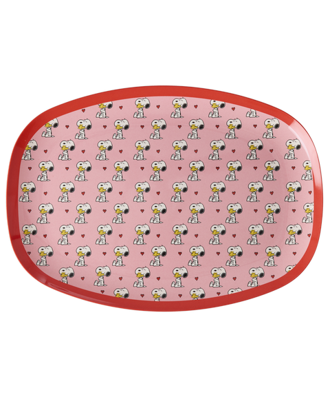 Servierteller/ Snoopy Pink