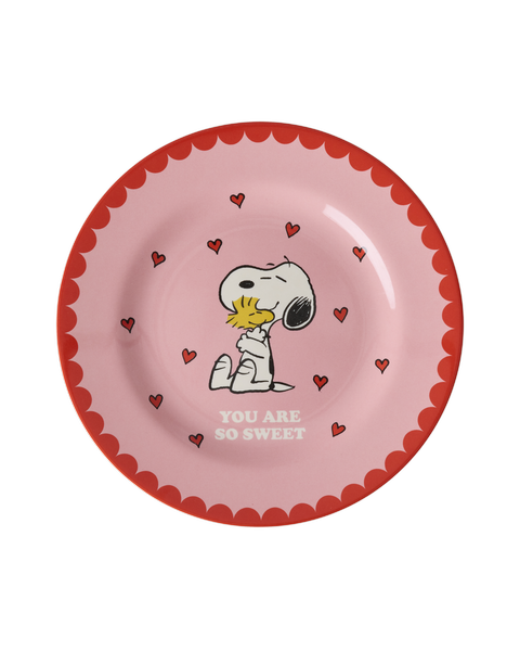 Teller/ Snoopy rosa Ø 20cm