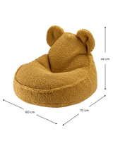 Teddysitzsack & Ottomane/ Maple