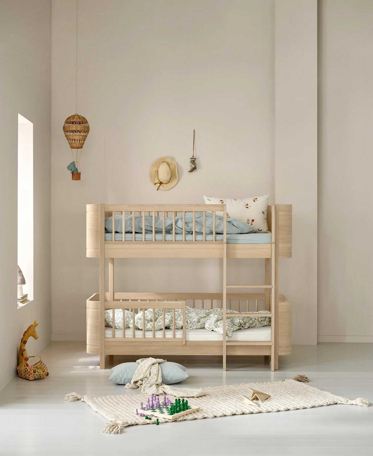 Wood Umbau-Set vom Mini+ Juniorbett zum halbhohen Etagenbett/ Eiche