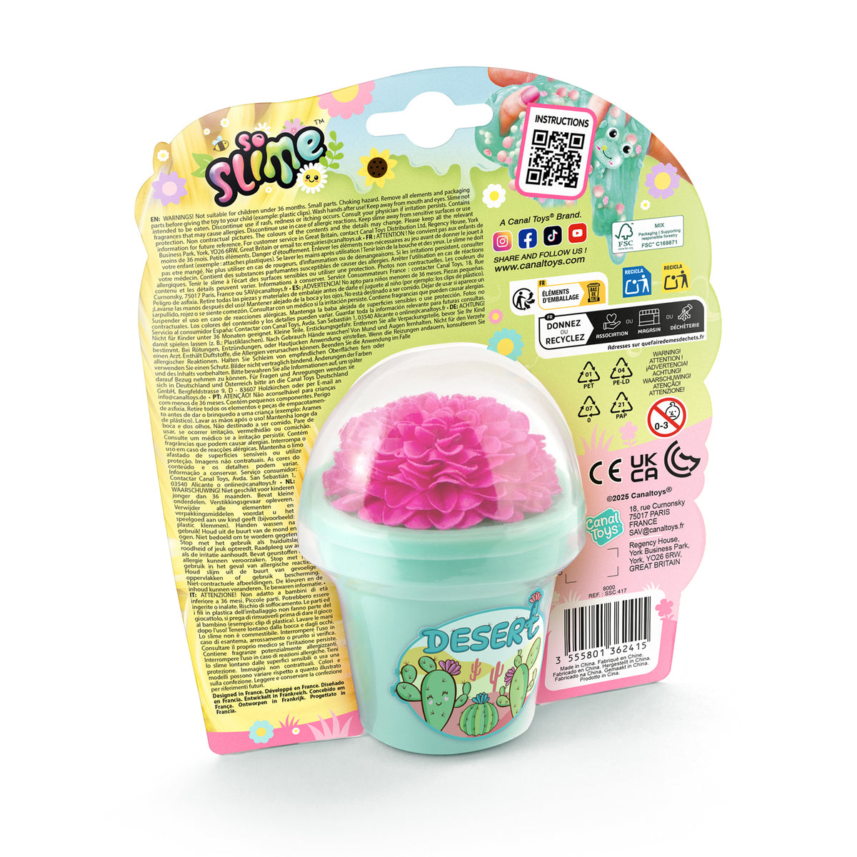 Flower Slime 1 Pot (1Stück)