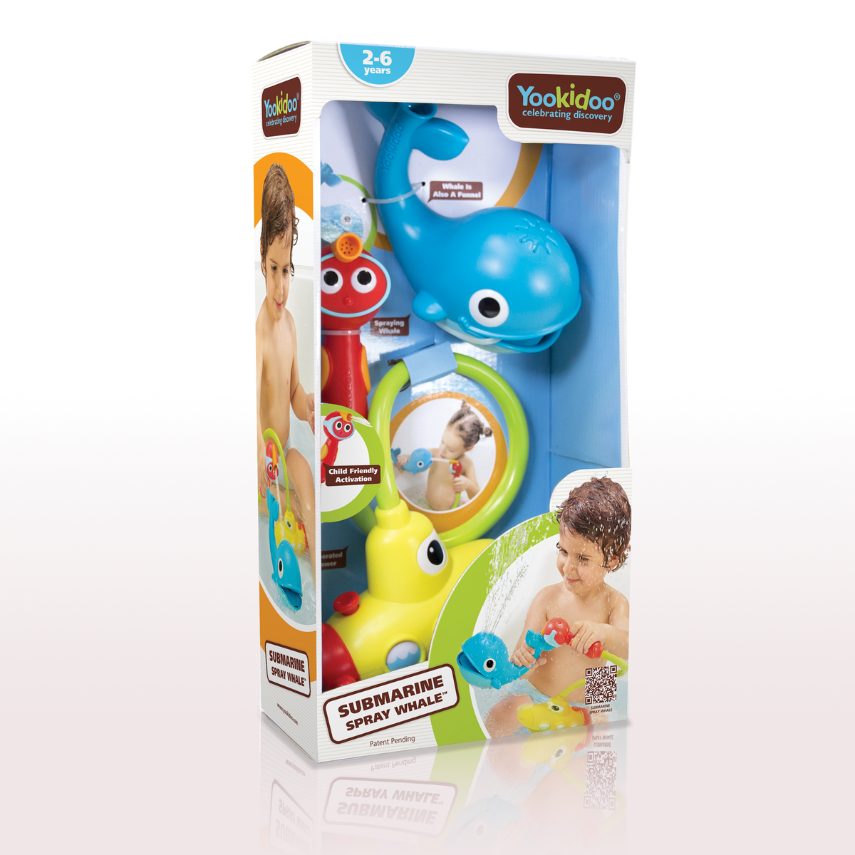 Badewannenspiel- U Boot mit Wal