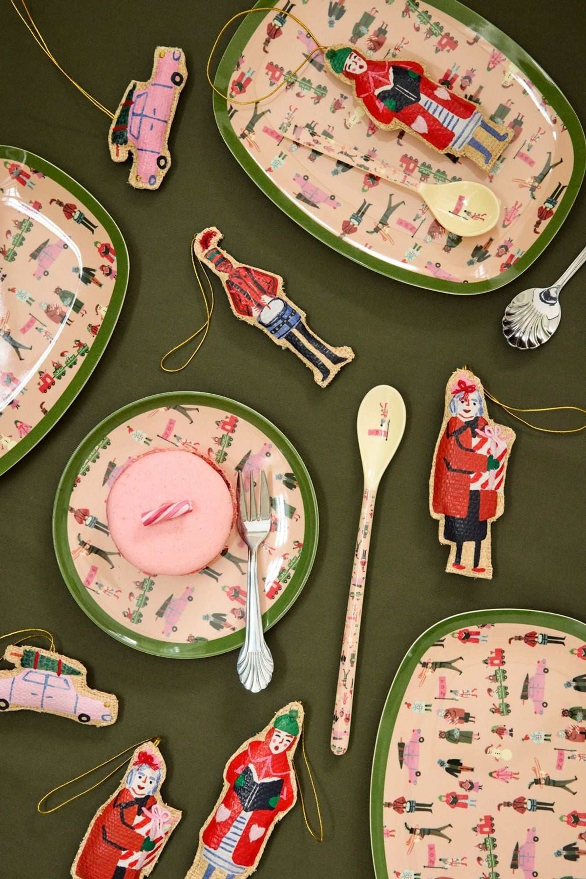 Servierteller/ Holiday Print