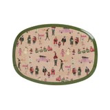 Servierteller/ Holiday Print