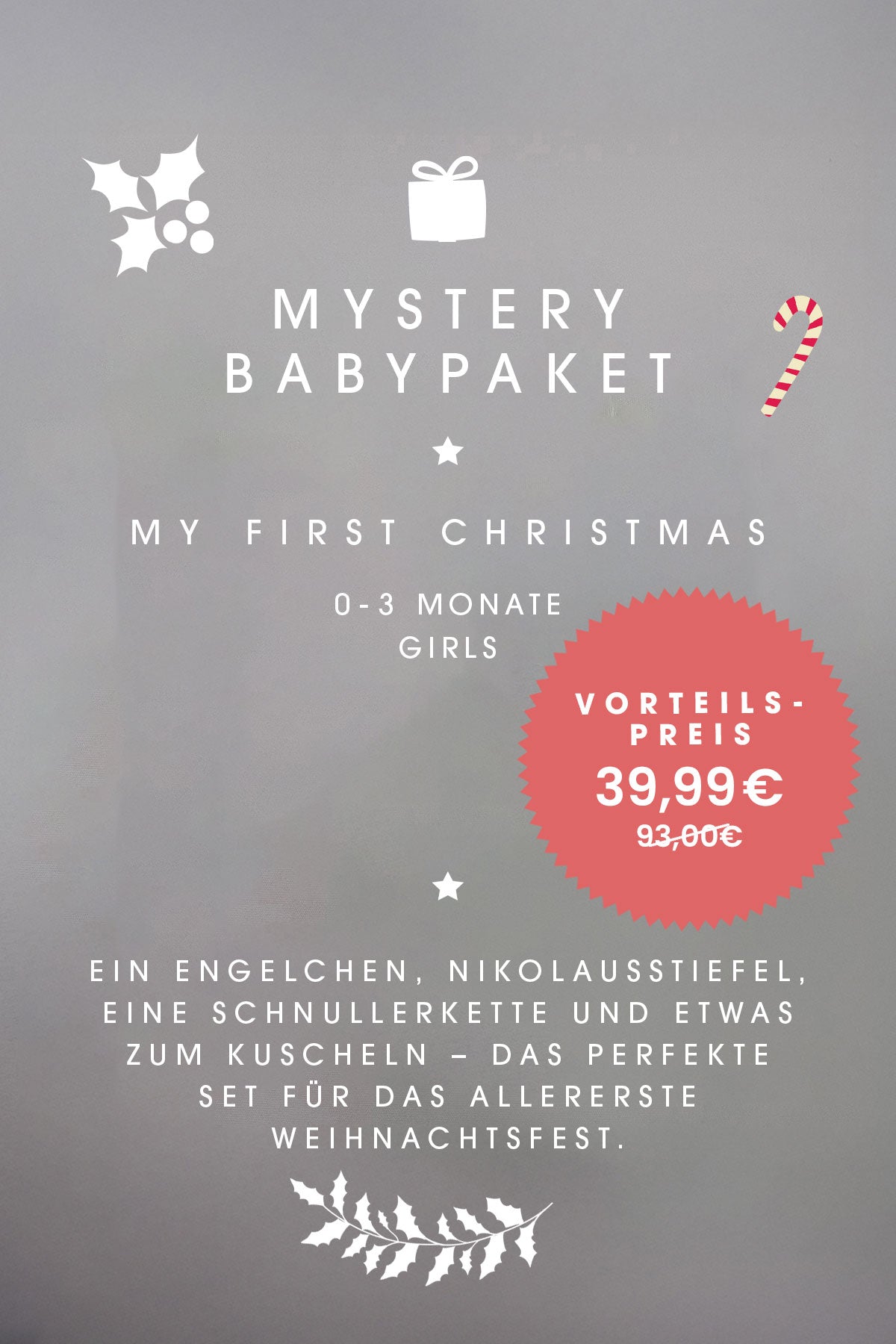 Mystery Baby-Paket my first xmas 0-3 Monate/ Girl