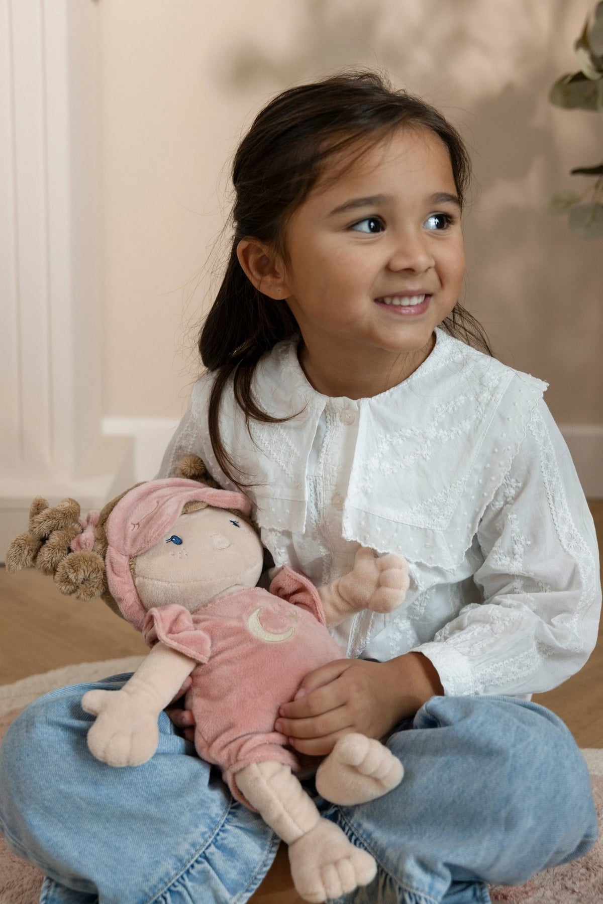 Kuschelpuppe Rosa