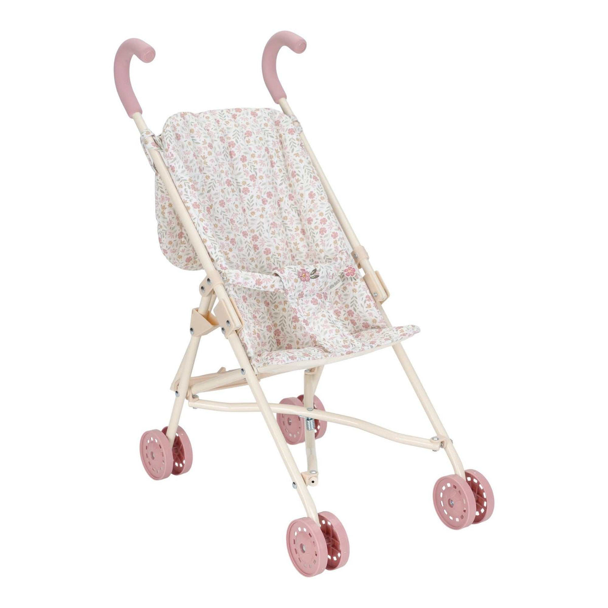 Puppenbuggy aus Metall/ Soft Flowers