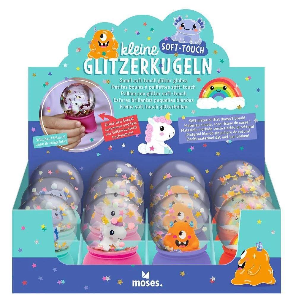 Kleine Glitzerkugeln Soft-Touch