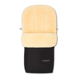 Ganzjahres Lammfellfußsack Putzi/ schwarz