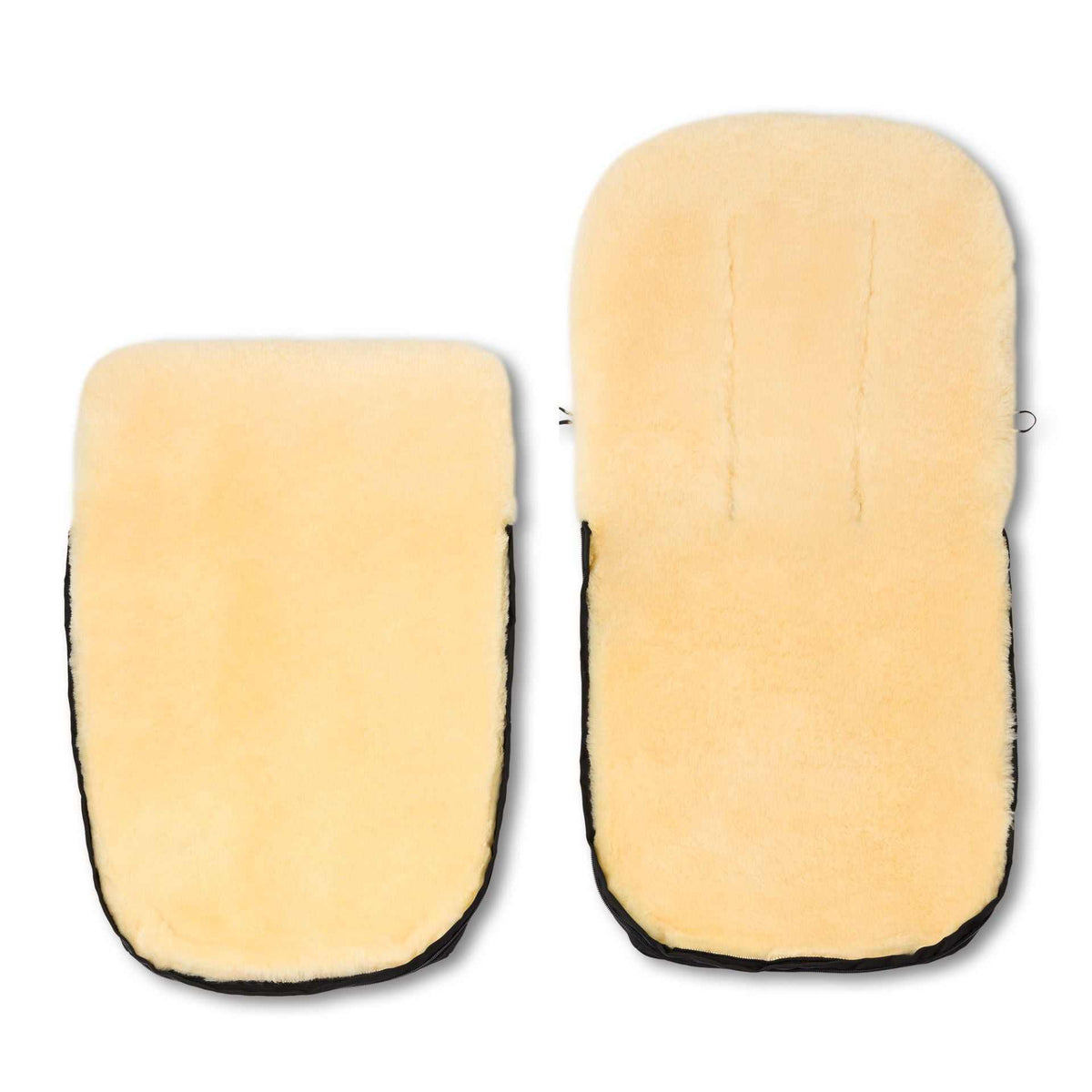 Ganzjahres Lammfellfußsack Putzi/ schwarz