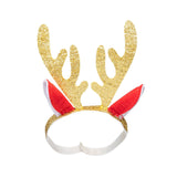 Puppen Weihnachtskleid mit Haarband 28-35